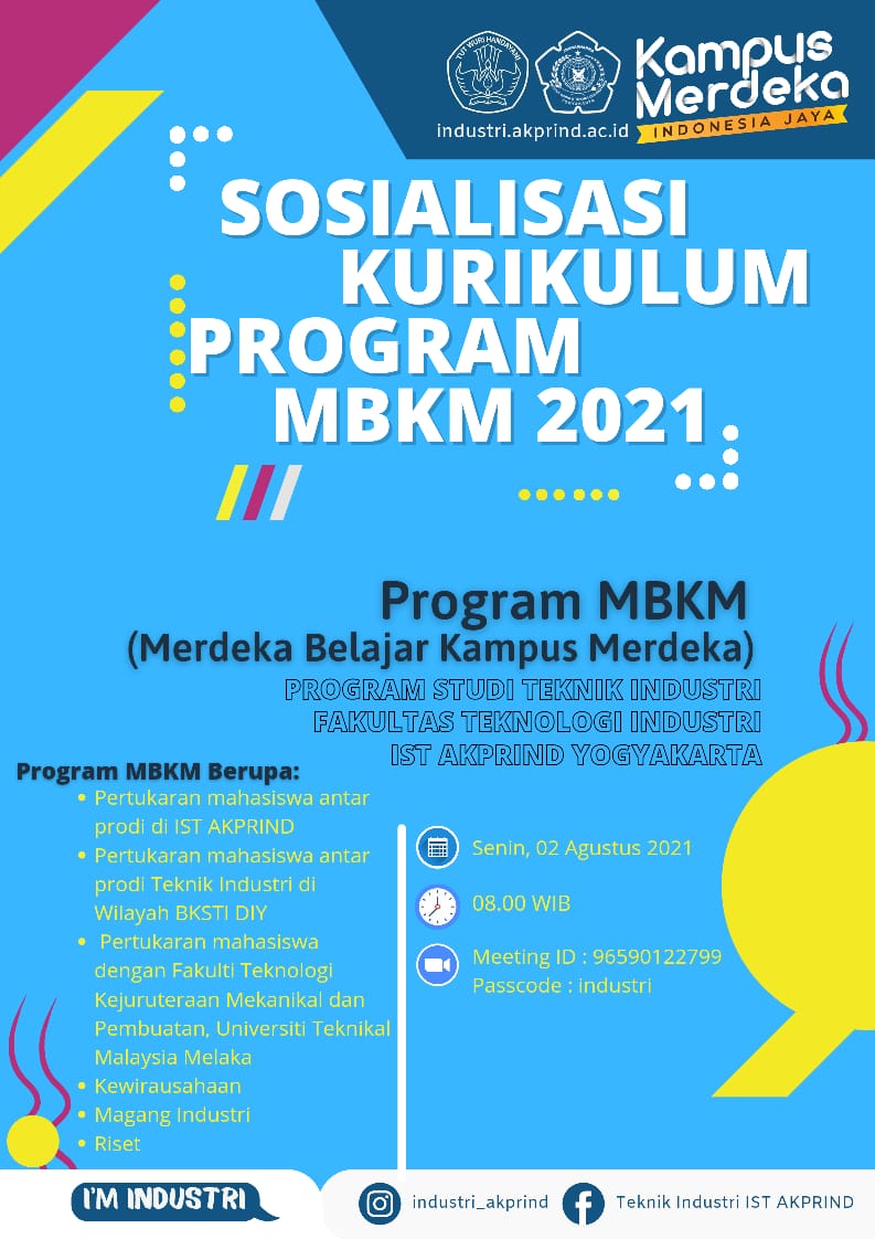 Sosialisasi Kurikulum Program MBKM 2021