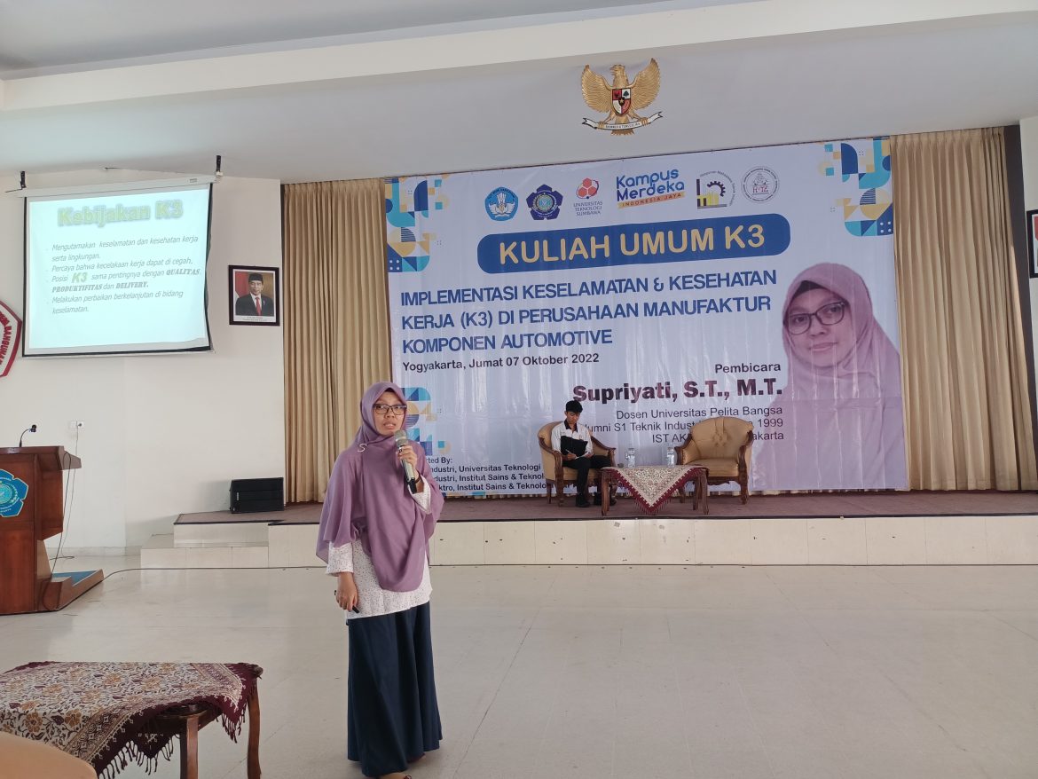 Kuliah Umum K3 Kolaboratif Antara IST AKPRIND Yogyakarta & Universitas Teknologi Sumbawa